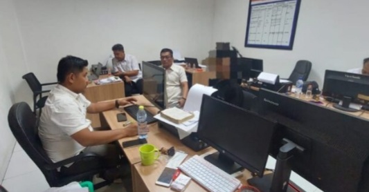 TH saat menjalani pemeriksaan di Polres Banyumas 