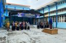 Upacara Peringatan Hardiknas di SMAN 2 Nganjuk berlangsung khidmat 