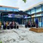Upacara Peringatan Hardiknas di SMAN 2 Nganjuk berlangsung khidmat 