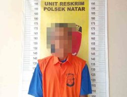Pelaku Perampasan Sepeda Motor di Jembatan Pos Natar, digelandang Polsek Natar