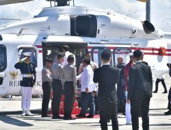 Helikopter AW 189 Polri Laksanakan Pelayanan Untuk Presiden RI dan Presiden Perancis