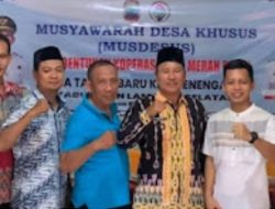 Musdesus, Pemdes Taman Baru Kabupaten Lamsel Bentuk Struktur Koperasi Merah Putih