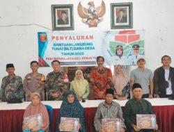 Pemerintah Pekon Pura Jaya Kecamatan Kebun Tebu salurkan BLT-DD Tahap Satu 2025