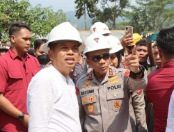 Kapolda Jabar Tinjau Lokasi Longsor Galian C di Gunung Kuda