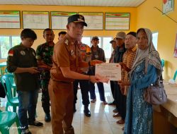 Penyaluran BLT DD Tahap Pertama Di Pekon Sumber Rejo