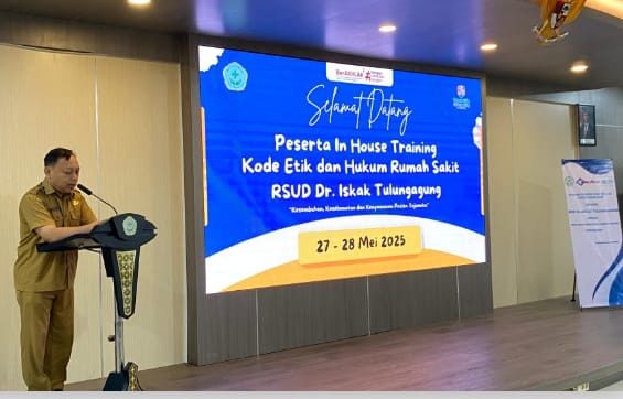 In House Training Kode Etik dan Hukum RSUD Dr Iskak Tulungagung 