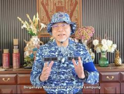 MenKo Bidang Pangan RI Sampaikan Ucapan Dirgahayu Bhayangkara ke-79 untuk Polda Lampung