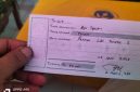 Kwitansi pelunasan LKS atas nama AP