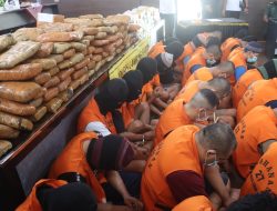 Sita Lebih dari 396 Kg Sabu dan Ganja, Polres Lamsel Ungkap 24 Kasus Narkoba