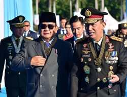 Panglima TNI Hadiri Peringatan Hari Bhayangkara ke-79 di Silang Monas