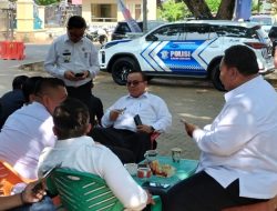 Sejumlah Pejabat Pemkab Lamsel Asik Nongkrong Saat Sambutan Gubernur Lampung 