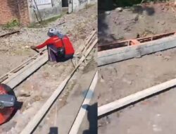 Ada Proyek Siluman di Desa Ngrami, Warga Dilarang Melintas Jalan, Dinas Pilih Bungkam