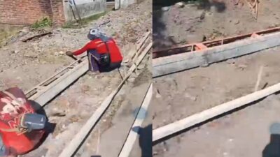Ada Proyek Siluman di Desa Ngrami, Warga Dilarang Melintas Jalan, Dinas Pilih Bungkam