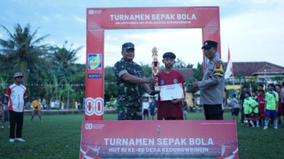 Putra Waringin U-15 Juarai Piala HUT ke-80 RI Desa Kedungwringin