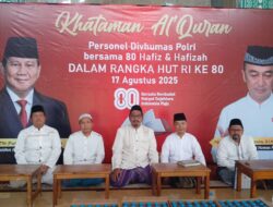 Wujud Syukur 80 Tahun Kemerdekaan RI, Divisi Humas Polri Bersama 80 Hafiz Menggelar Khataman Quran