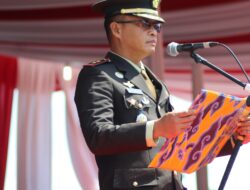 Dihari Upacara HUT ke-80 RI , Dandim 0614/Kota Cirebon Bacakan Teks Pancasila