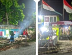 Sambut HUT RI Ke – 80, Antusias Warga Buat Gapura Dan Menghias Halaman
