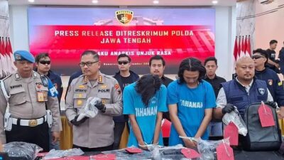 10 Tersangka Aksi Anarkis di Mapolda Jateng Ditangkap, Termasuk Pembuat Bom Molotov