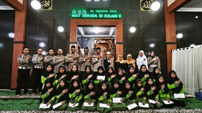 Polres Blitar Gelar Doa Bersama Anak Yatim untuk Blitar Raya Aman Kondusif