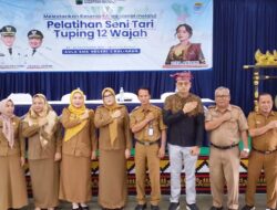 Di SMA Negeri 2 Kalianda, 50 Pelajar di Lamsel Ikuti Workshop Tari Tuping 12 Wajah