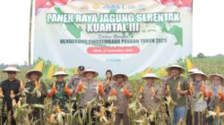 Polres Blitar Gelar Panen Raya Jagung Serentak Kuartal III : Bukti Sinergi Lintas Sektor untuk Ketahanan Pangan