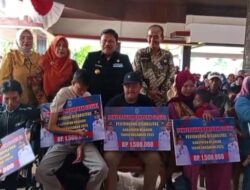 Pemkab Nganjuk Salurkan Bantuan Rp1,5 Juta ke 325 Penyandang Disabilitas