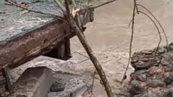 Pekon Bandar Agung Terjadi Banjir Jembatan Way Maja Rusak