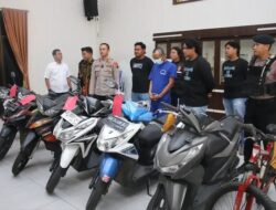 Polres Kebumen Tangkap Spesialis Curanmor, 6 Motor Diamankan