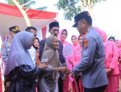 Polda Lampung Resmikan Bedah Rumah Dan Salurkan Bantuan Sosial Dalam Rangka HKGB KE-73
