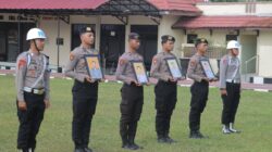 Polres Blitar Gelar Upacara PTDH Anggota yang Melakukan Pelanggaran