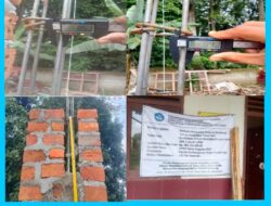 Diduga Tidak Sesuai Spesifikasi, Pekerjaan Revitalisasi di SDN 2 Galih Lunik Dikerjakan Asal-asalan