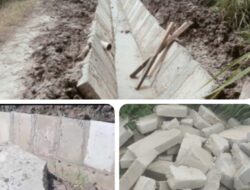 Masyarakat Kecewa, Dugaan Proyek Siluman, Kualitas Material Hancur, di Palas Aji 