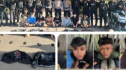 Tim Patroli Raimas Macan Kumbang, Amankan 8 Pemuda yang Membawa Sajam