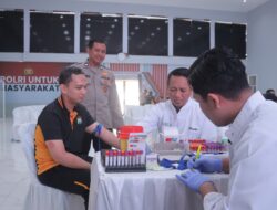 Polres Blitar Gelar Pemeriksaan Kesehatan Rutin : Deteksi Dini Penyakit Degeneratif bagi Anggota Polri-ASN