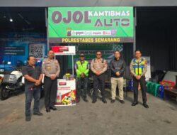 Dukung Arahan Kapolri, Satlantas Polrestabes Semarang Jalankan Program “Ojol Auto Kamtibmas”