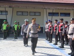 Polres Lampung Selatan Gelar Apel Pasukan Operasi Zebra Krakatau 2025