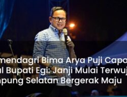 Wamendagri Bima Arya Puji Capaian Awal Bupati Egi