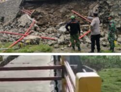 Disorot Publik Anggaran Rp13,8 Miliar, Belum 4 Bulan Dikerjakan Sudah Retak dan Longsor