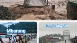 Akibat Curah Hujan Yang Tinggi, 4 Jembatan Putus Dan 9 Kecamatan Terendam Banjir 