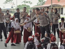 Kapolres Blitar Beserta PJU Sambut Kunjungan Edukatif SD Negeri Pojok 01 Blitar