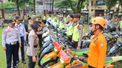 Kapolres Salatiga Pimpin Apel Gelar Pasukan Operasi Lilin Candi 2025