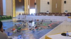 Wakapolda Lampung Pimpin Tactical Floor Game Persiapan Pengamanan Operasi Lilin Krakatau 2025