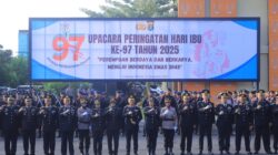 Perempuan Adalah Pilar Peradaban, Polda Lampung Gelar Upacara Peringatan Hari Ibu ke-97