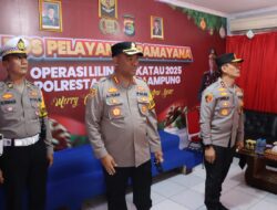 Kapolda Lampung Monitoring Pos Pelayanan Nataru Di Pos Ramayana Dan Pos Terminal Rajabasa