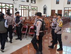 Polres Kendal Sterilisasi Gereja Santo Antonius Padua