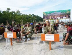 PangkoGabwilhan III Pimpin Penanaman 1.500 Pohon Mangrove, Jaga Pesisir dari Abrasi, Lestarikan Lingkungan