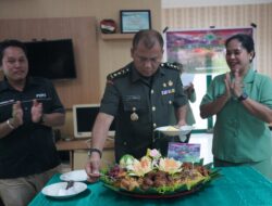 Pendam Kasuari Gelar Syukuran HUT ke-75 Penerangan TNI AD : Bekerja dengan Hati, Profesional dan Terpercaya