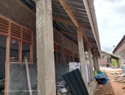 Di Duga Proyek REVITALISASI Pembangunan SMPN1  Basungan Kecamatan Pagar Dewa Asal Asallan