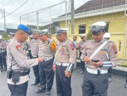 Propam Polres Wonosobo Tegakkan Disiplin Anggota Satlantas