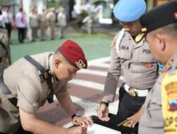 Kapolres Purworejo Pimpin Sertijab Kasat Reskrim dan Kasat Binmas